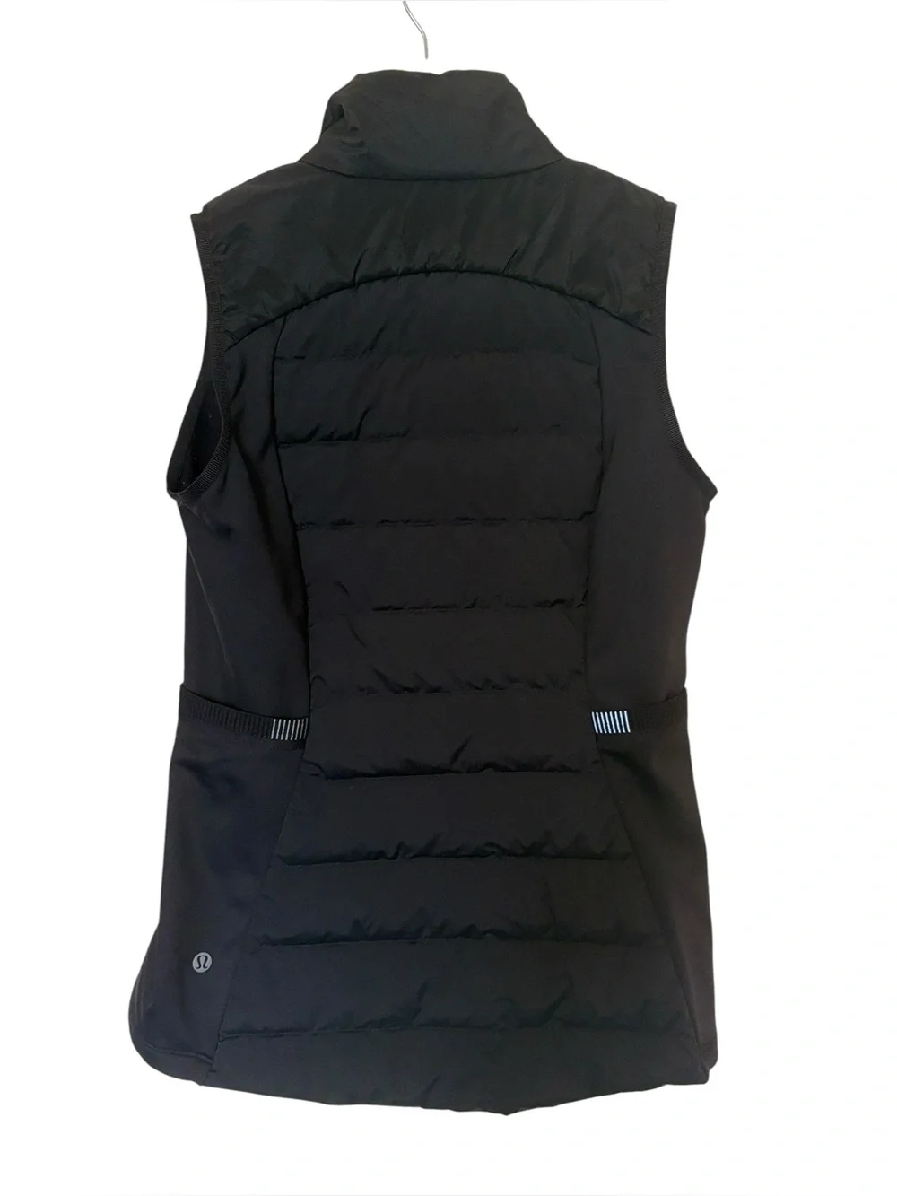 Lululemon Down For It All  Black Goose Down Running Vest Size 6